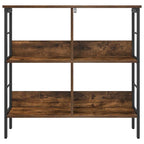 Bücherregal Geräucherte Eiche 82 x 32 x 79 cm Holzwerkstoff