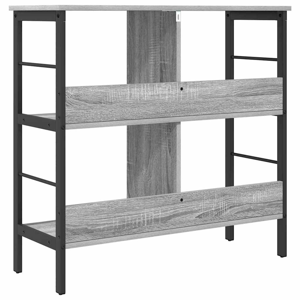 Bücherregal Graues Sonoma 82 x 32 x 79 cm Holzwerkstoff