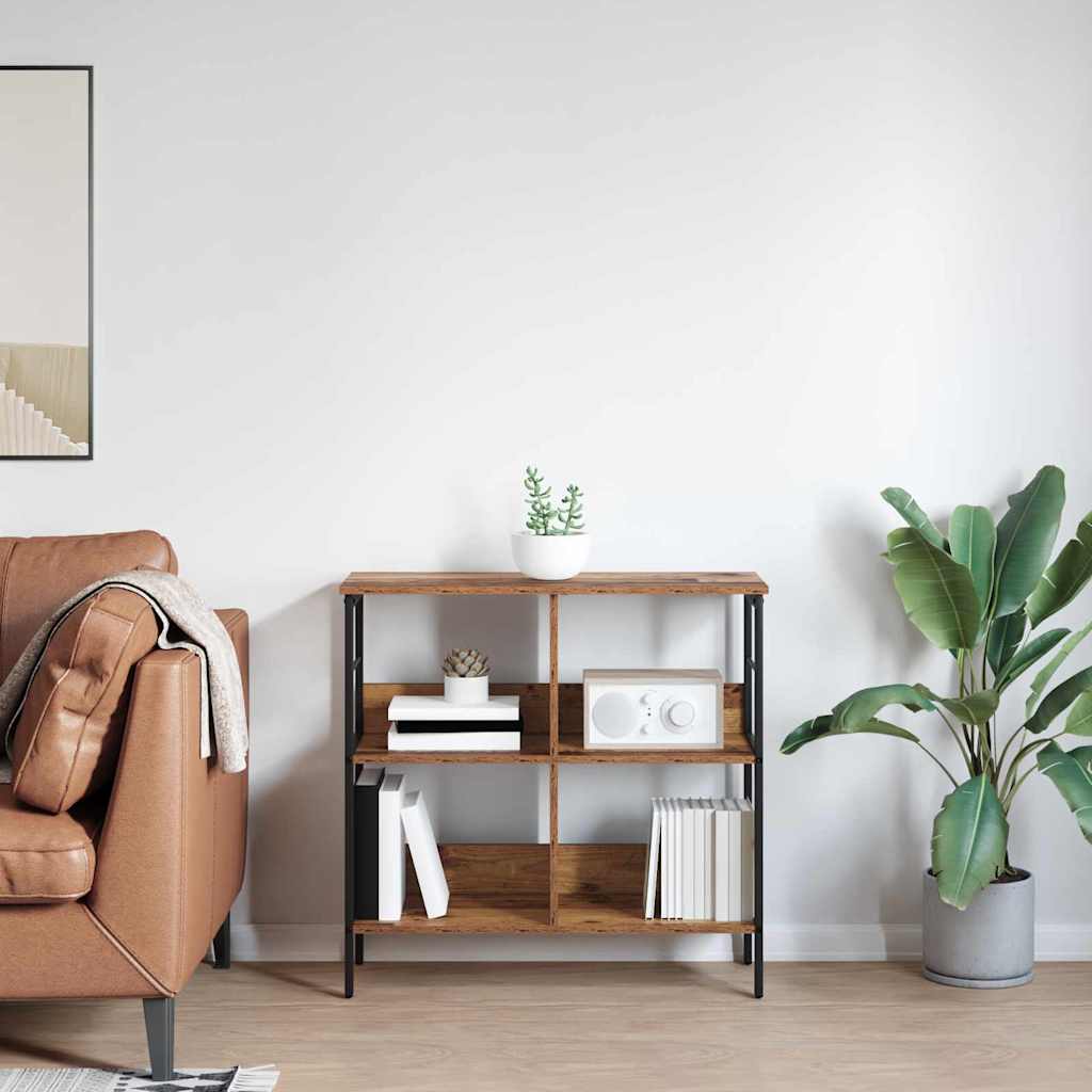 Bücherregal Altholz 82 x 32 x 79 cm Holzwerkstoff