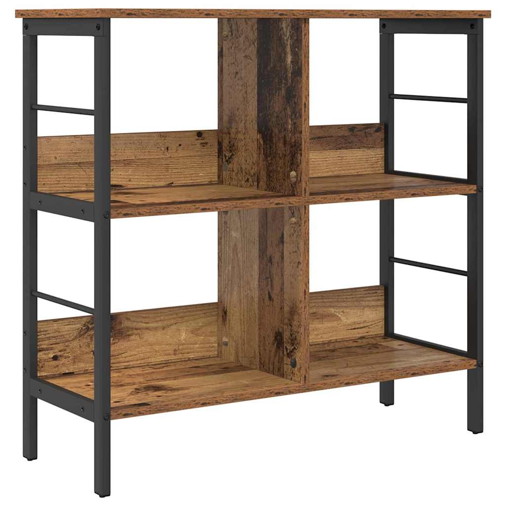 Bücherregal Altholz 82 x 32 x 79 cm Holzwerkstoff