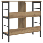 Bücherregal Artisan-Eiche 82 x 32 x 79 cm Holzwerkstoff
