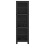 Bücherregal Schwarz Eichen-Optik 102 x 32 x 104,5 cm