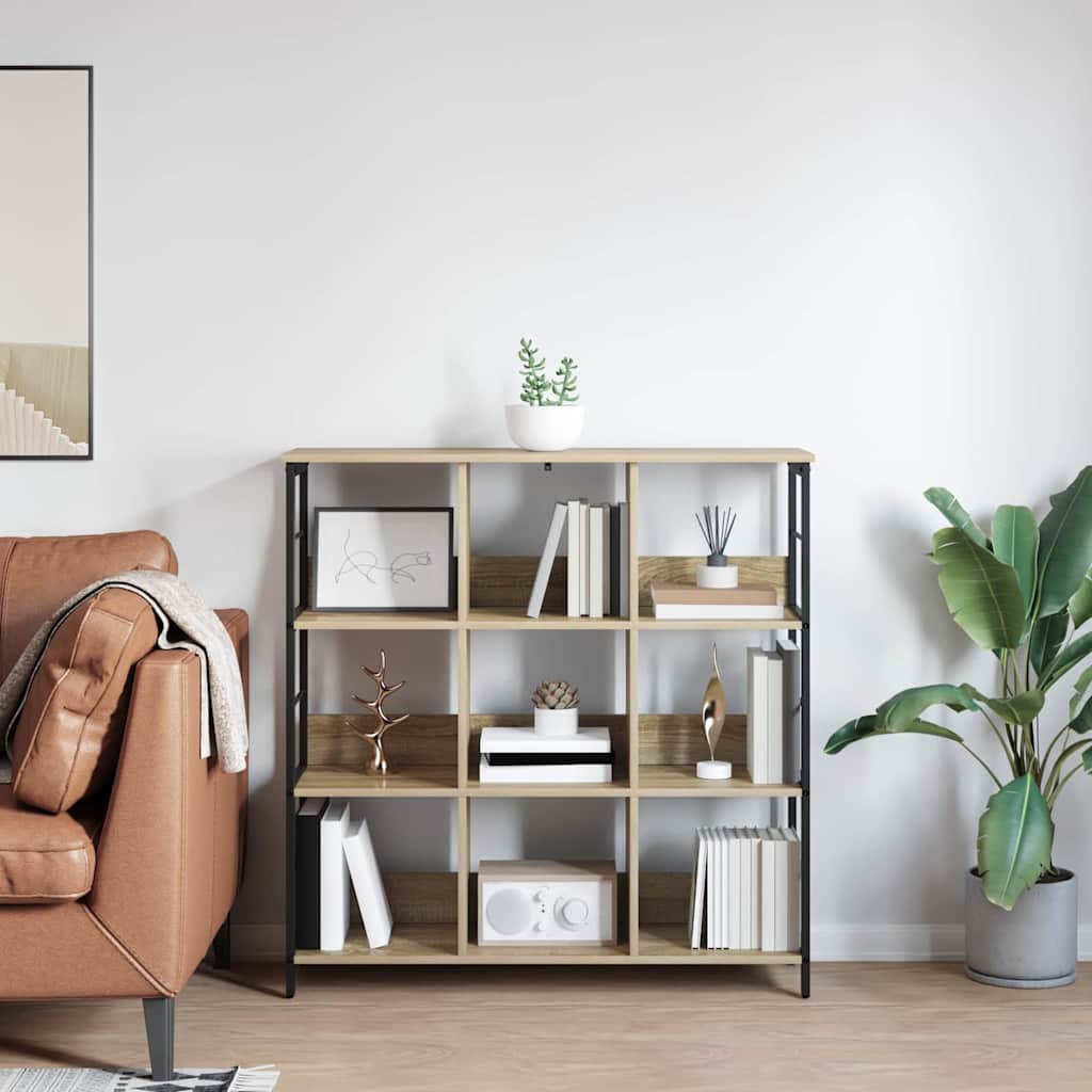 Bücherregal Sonoma-Eiche 102 x 32 x 104,5 cm Holzwerkstoff