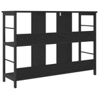 Bücherregal Schwarz Eichen-Optik 102 x 32 x 72,5 cm