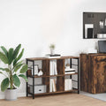 Bücherregal Geräucherte Eiche 102 x 32 x 72,5 cm Holzwerkstoff