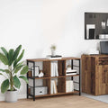 Bücherregal Altholz 102 x 32 x 72,5 cm Holzwerkstoff