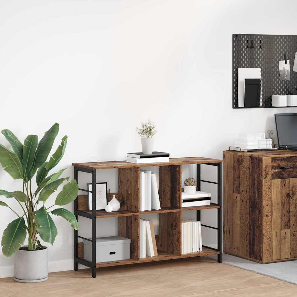 Bücherregal Altholz 102 x 32 x 72,5 cm Holzwerkstoff
