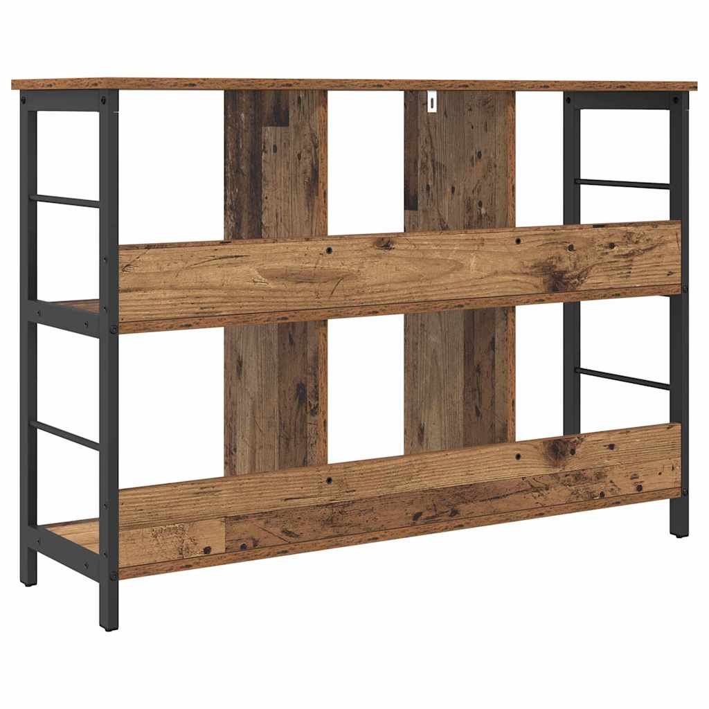 Bücherregal Altholz 102 x 32 x 72,5 cm Holzwerkstoff