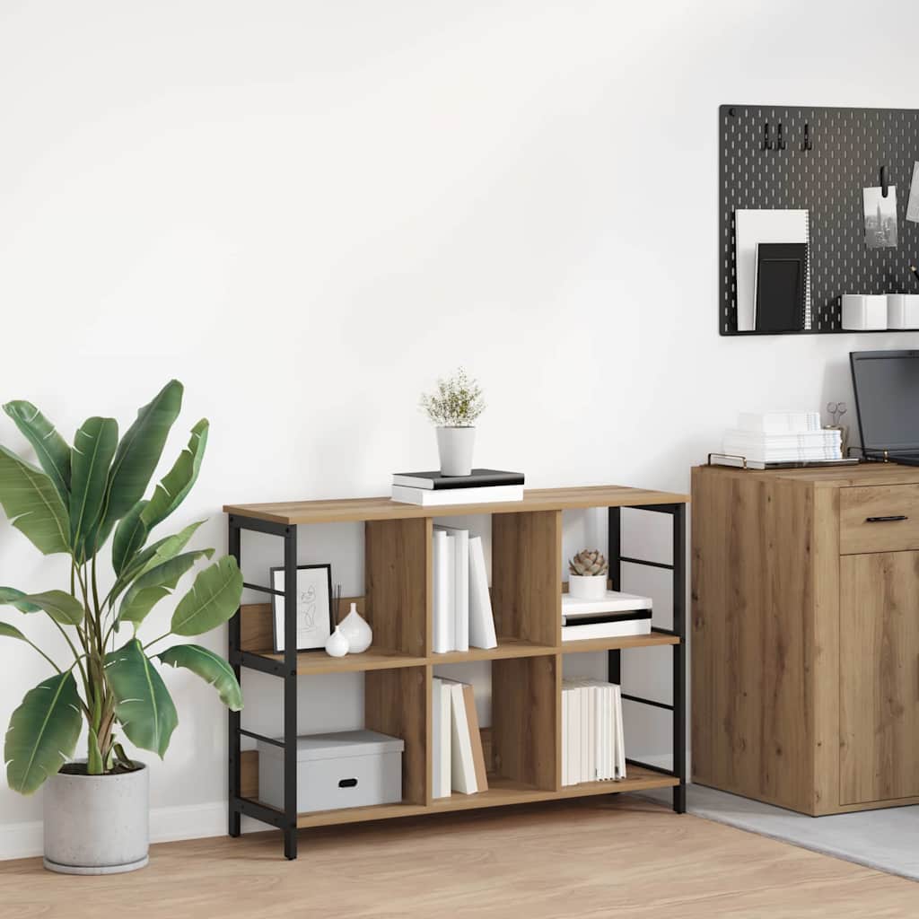 Bücherregal Artisan-Eiche 102 x 32 x 72,5 cm Holzwerkstoff