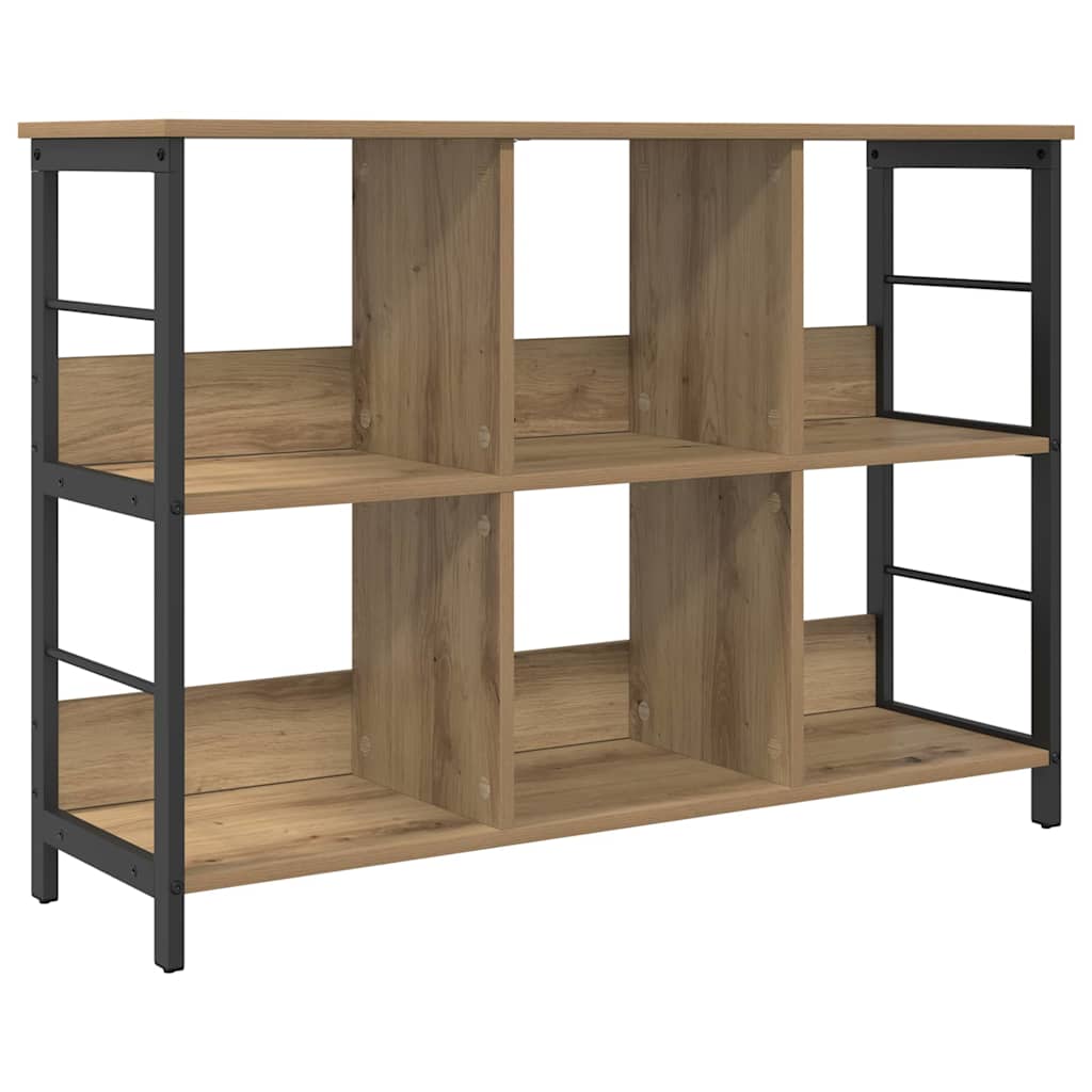 Bücherregal Artisan-Eiche 102 x 32 x 72,5 cm Holzwerkstoff