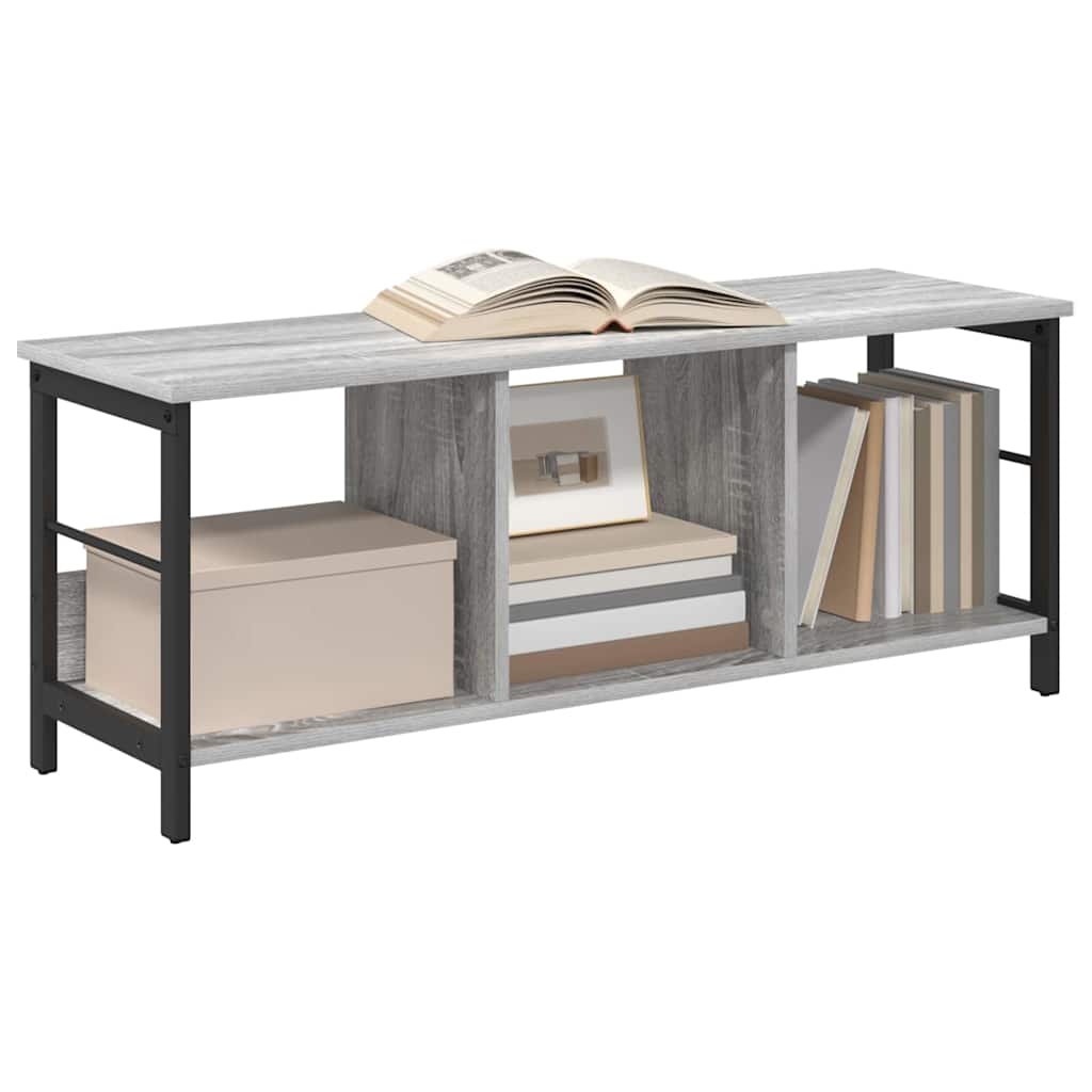 Bücherregal Graues Sonoma 102 x 32 x 40,5 cm Holzwerkstoff