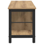 Bücherregal Artisan-Eiche 102 x 32 x 40,5 cm Holzwerkstoff