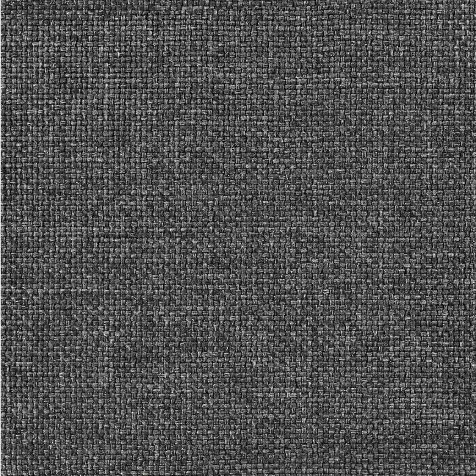 Bettgestell mit gepolstertem Kopfteil Dunkelgrau 150 x 200 cm