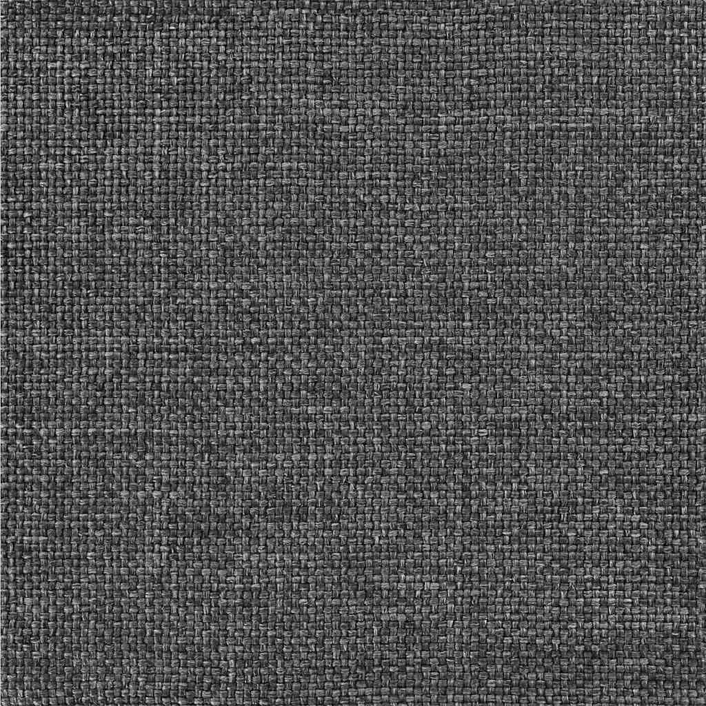 Bettgestell mit gepolstertem Kopfteil Dunkelgrau 140 x 190 cm