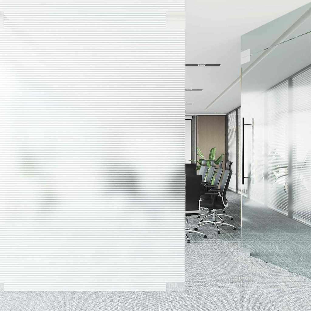 Selbstklebende Fensterfolie Mattierte Streifen 45 x 1000 cm PVC