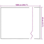 Selbstklebende Fensterfolie Mattierte Streifen 45 x 1000 cm PVC