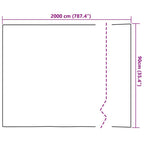 Selbstklebende Fensterfolie Mattierte Streifen 90 x 2000 cm PVC