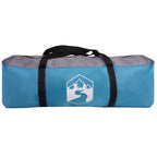 Kuppelzelt mit abnehmbarem Regenfly Blau 4-Personen