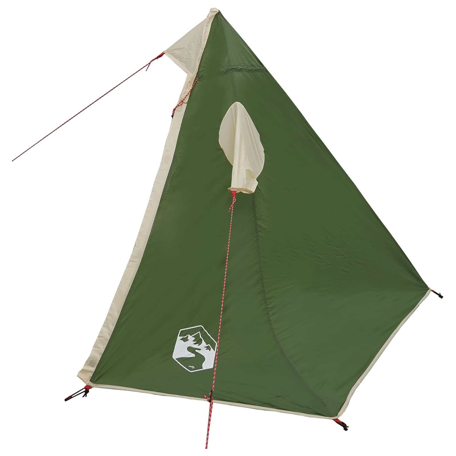 2-in-1 Regenponcho mit Kapuze Grün 262 x 126 x 130 cm