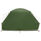 Trekkingzelt Grün 4-Personen 185T Polyester mit PU-Beschichtung