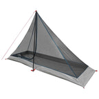 Trekkingzelt Blau 222 x 85 x 125 cm