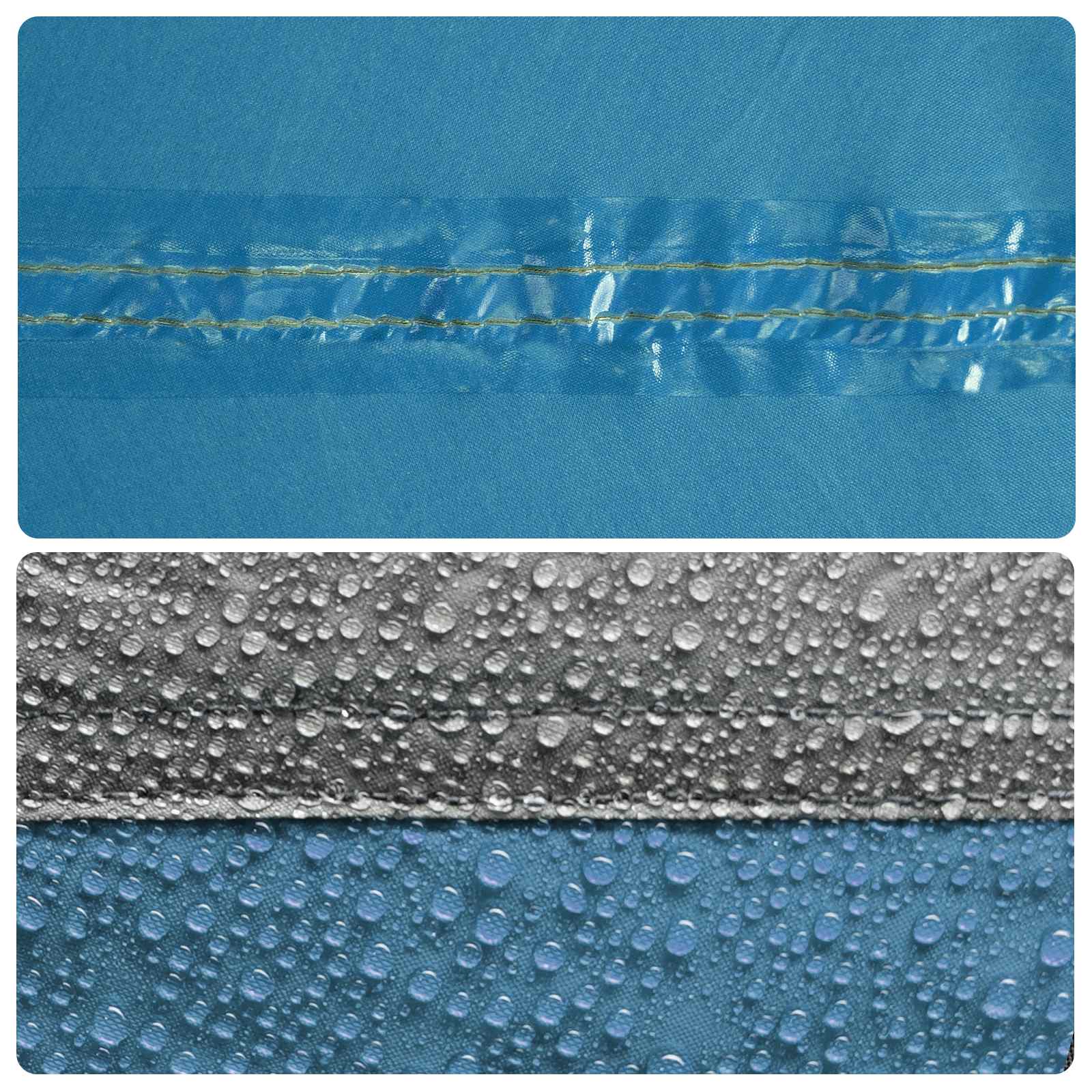 Tunnelzelt Blau 390 x 215 x 152 cm