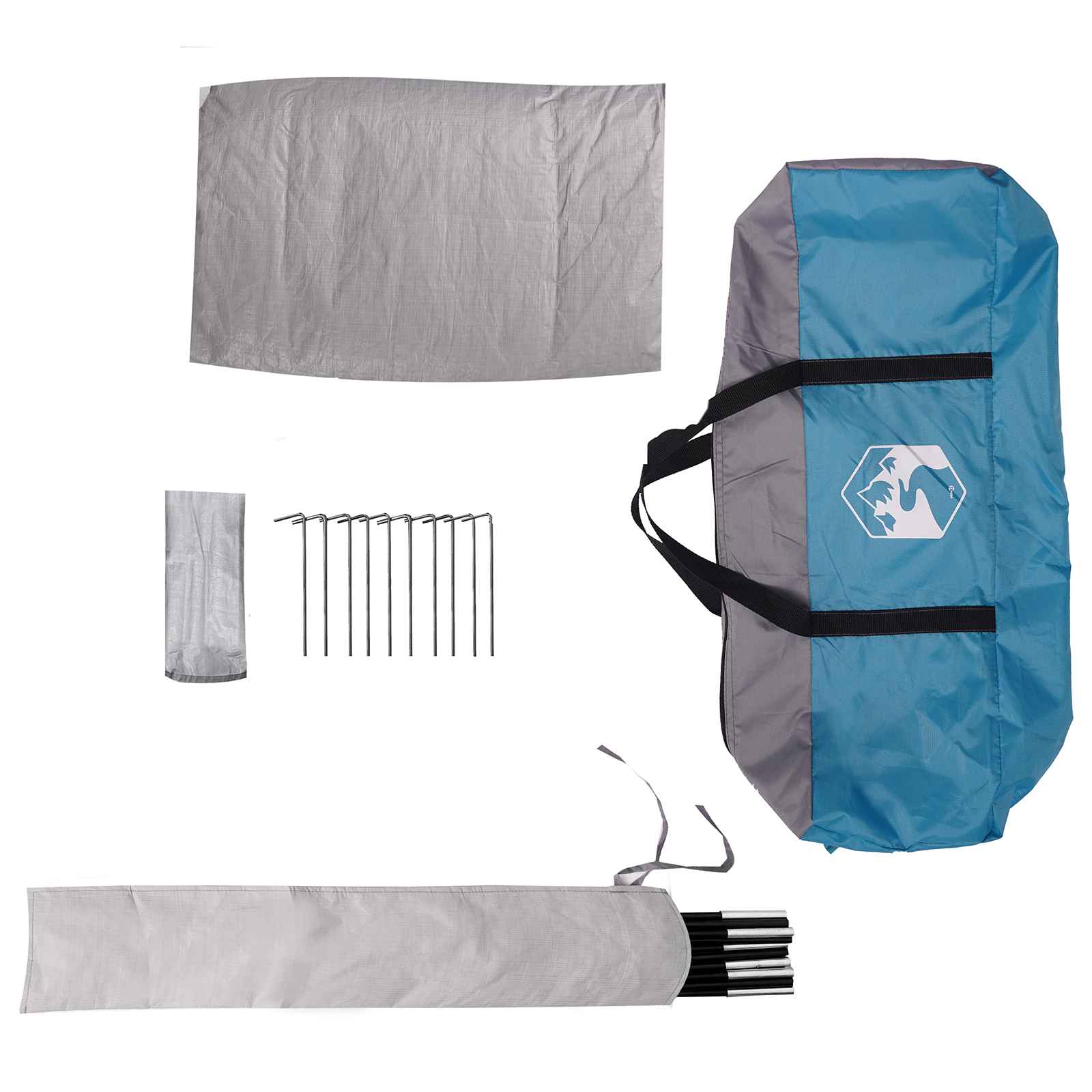 Toilettenzelt Blau 10 Personen