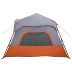 Sofort Zelt Grau und Orange 340 x 280 x 190 cm