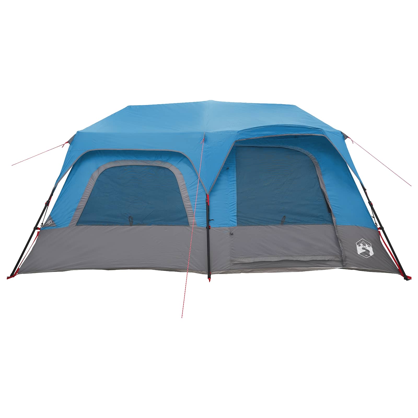 Sofort Zelt Blau 10 Personen 185T Polyester mit PU-Beschichtung