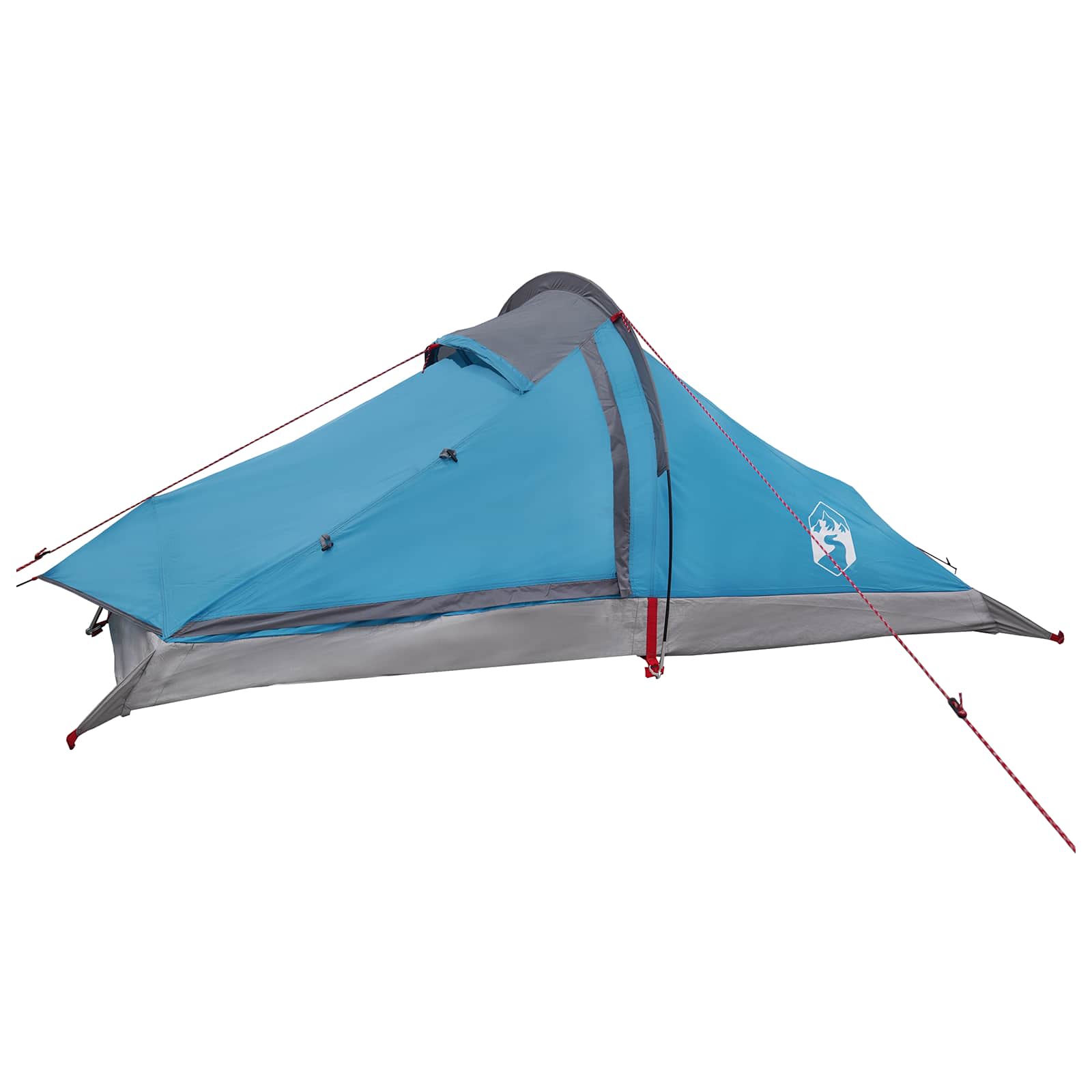 Trekkingzelt Blau 2-Personen 185T Polyester mit PU-Beschichtung
