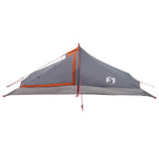 Trekkingzelt Grau und Orange 2-Personen