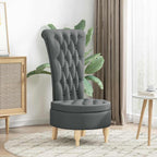 Schlafsessel Dunkelgrau 56,5 x 70 x 110 cm Stoff