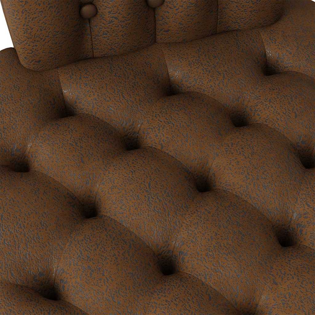 Schlafsessel Braun 56,5 x 70 x 110 cm Kunstwildleder
