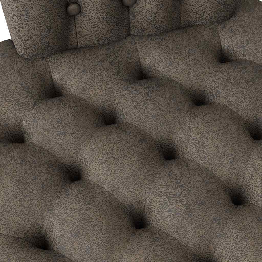 Schlafsessel Dunkelgrau 56,5 x 70 x 110 cm Kunstwildleder
