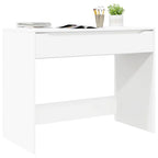 Schreibtisch mit Schubladen Weiß 100 x 50 x 78 cm Holzwerkstoff