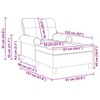 Lounge-Liege mit Kissen Dunkelgrau 91 x 157 x 91 cm Samt