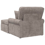 Chaise Lounge mit Rock mit Kissen Sand 157 x 91 x 91 cm ARES