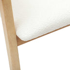 Esszimmerstühle 2 pcs Natur 54 x 57 x 73 cm Massives Gummiholz
