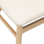 Esszimmerstühle 2 pcs Natur 42 x 47.5 x 81 cm