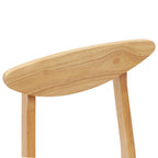 Esszimmerstühle 2 pcs Natur 42 x 47.5 x 81 cm