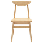 Esszimmerstühle 2 pcs Natur 42 x 47.5 x 81 cm