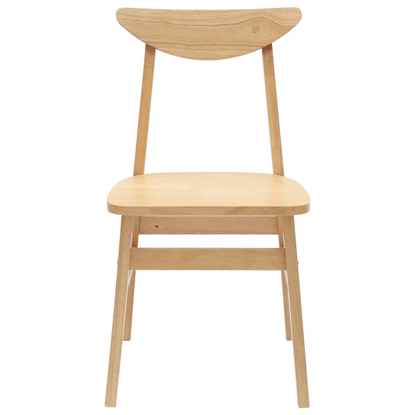 Esszimmerstühle 2 pcs Natur 42 x 47.5 x 81 cm