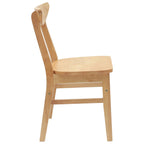 Esszimmerstühle 2 pcs Natur 42 x 47.5 x 81 cm