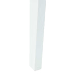 Esszimmerstühle 2 pcs Weiß 42 x 47.5 x 81 cm Massives Gummiholz