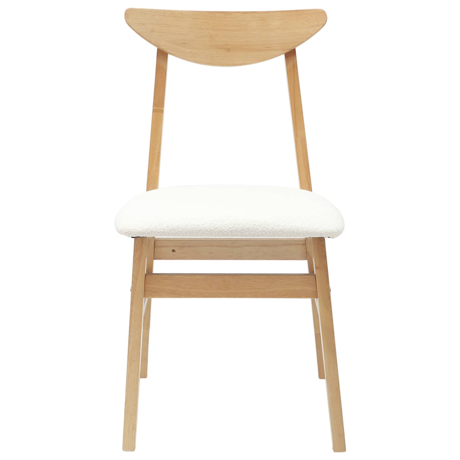 Esszimmerstühle 2 pcs Natur 42 x 47.5 x 81 cm