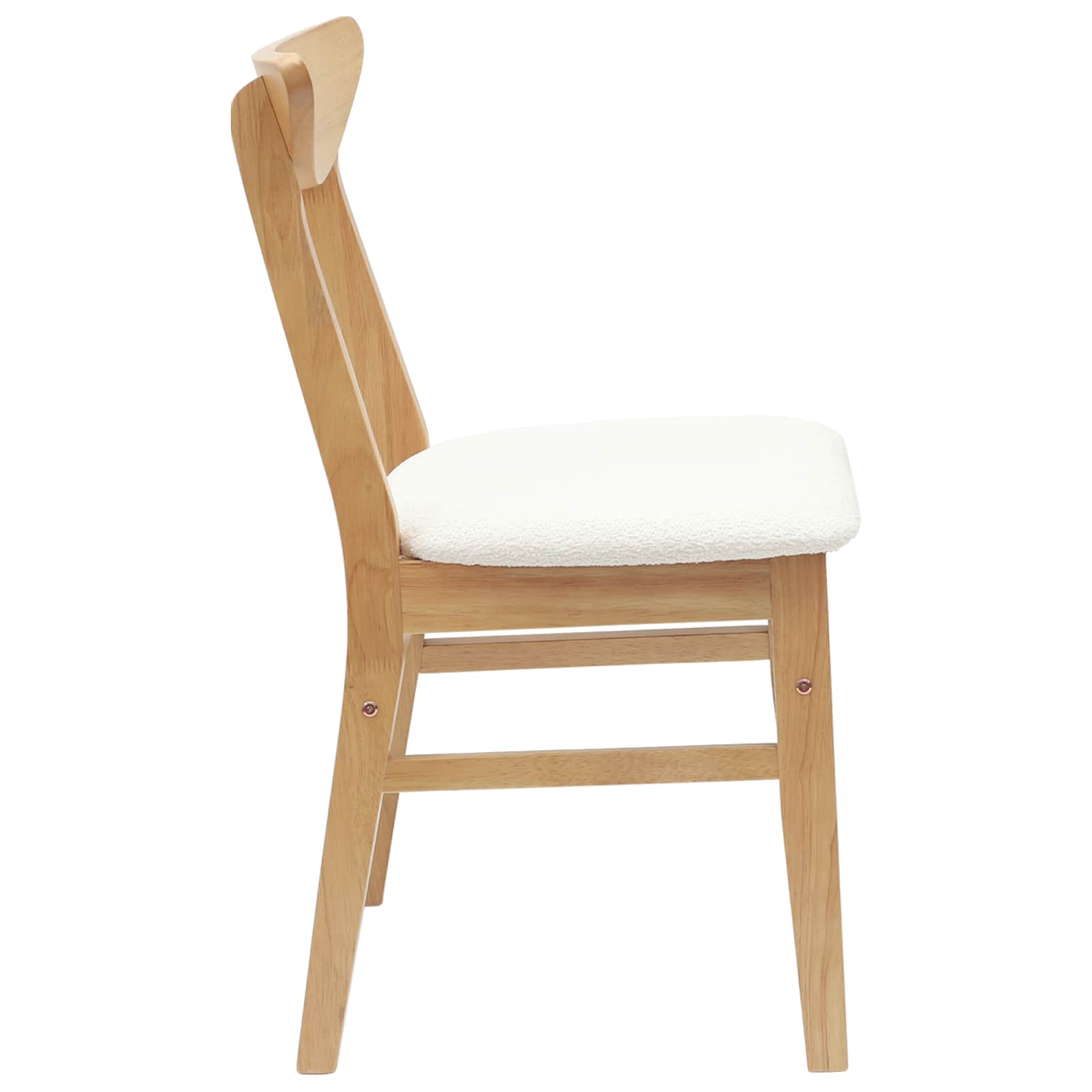 Esszimmerstühle 2 pcs Natur 42 x 47.5 x 81 cm