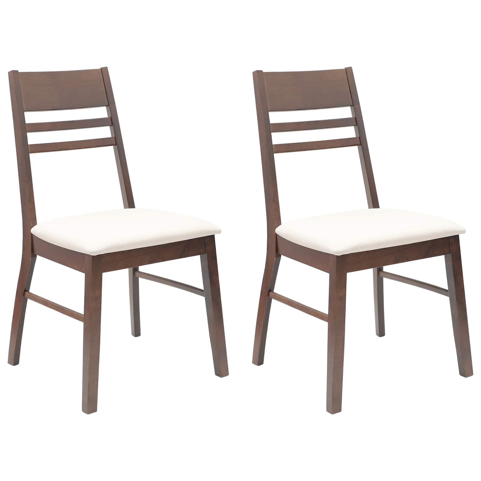 Esszimmerstühle 2 pcs Hellbraun 43 x 54 x 89 cm