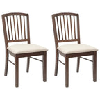 Esszimmerstühle 2 pcs Hellbraun 50 x 52,5 x 91 cm