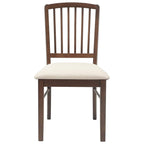 Esszimmerstühle 2 pcs Hellbraun 50 x 52,5 x 91 cm
