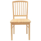 Esszimmerstühle 2 pcs Natur 50 x 52,5 x 91 cm